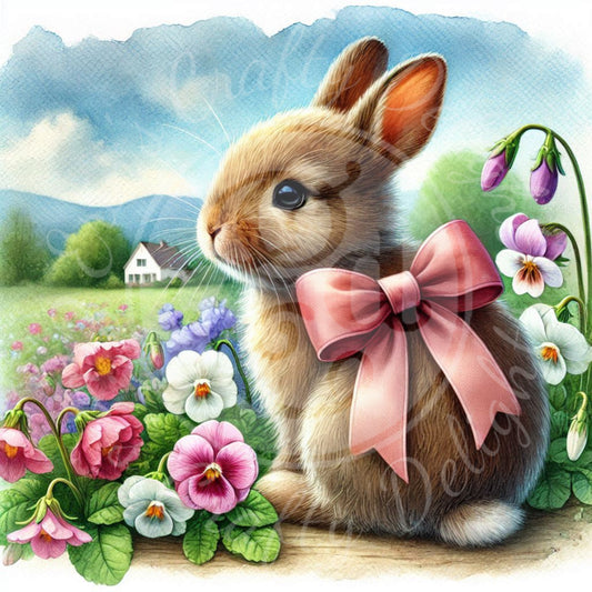 1 Violets and Bunny