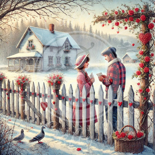 2 Couple in Love and Love Letters