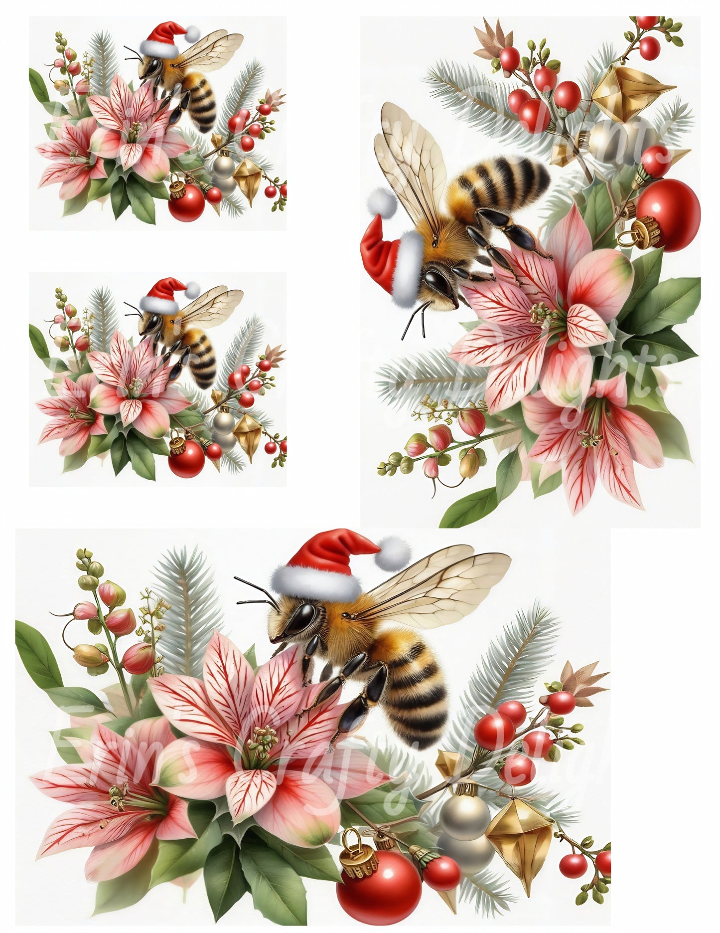 3 Christmas Bee