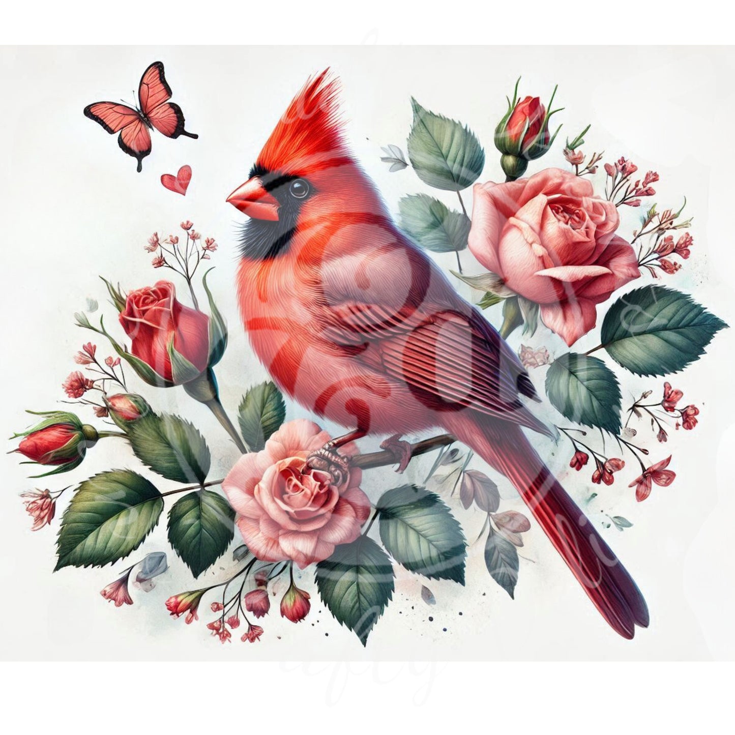 3 Valentine Cardinals