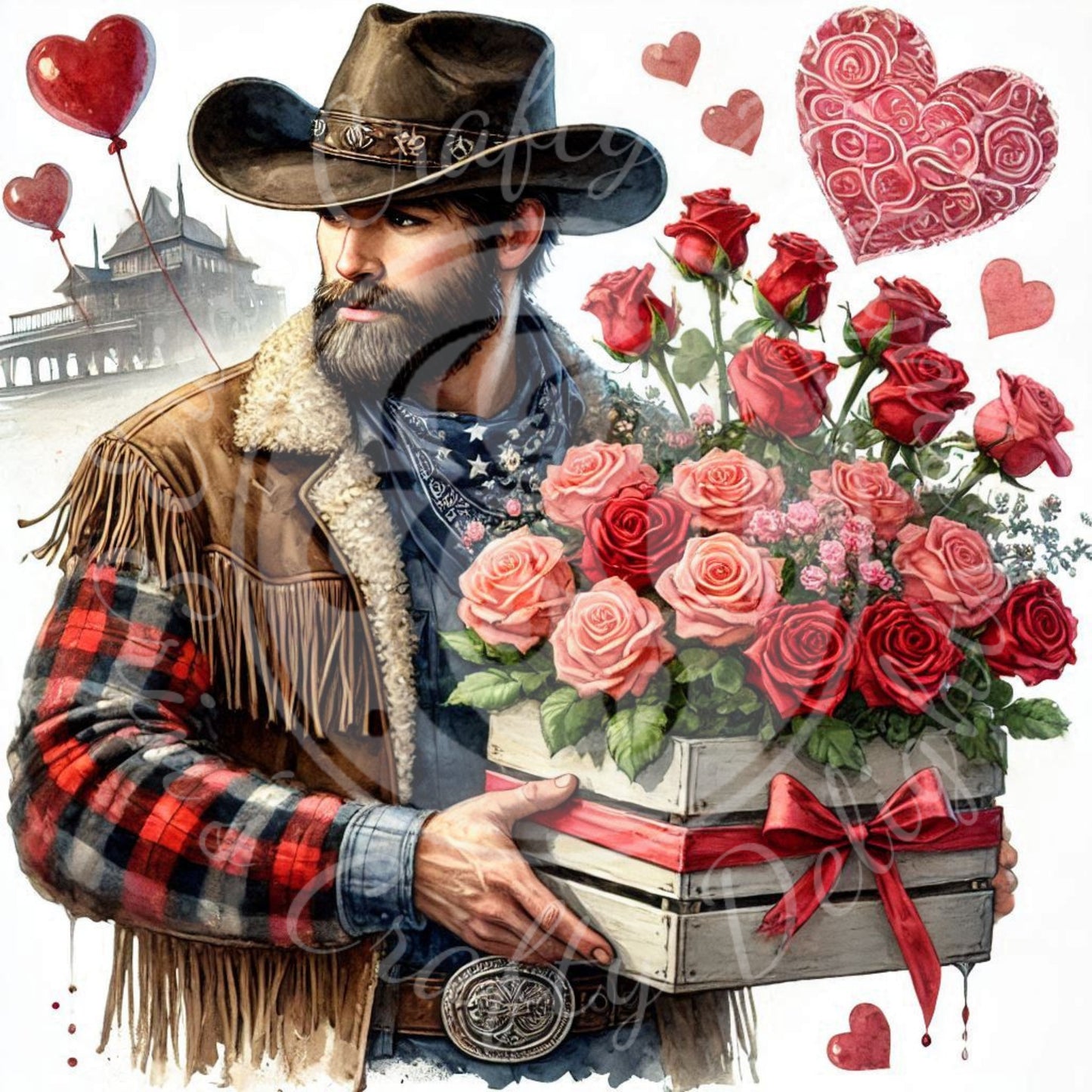 4 Valentine Cowboy