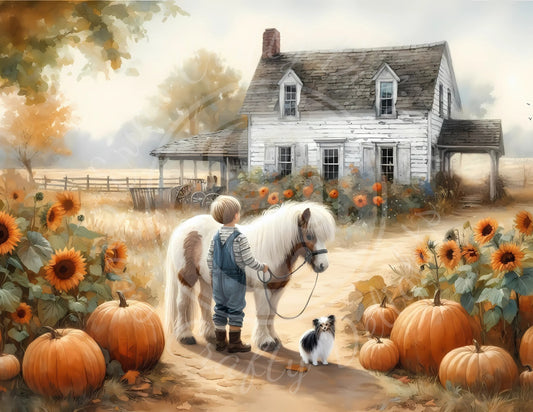 5H Fall Boy & His Pony Printable Set