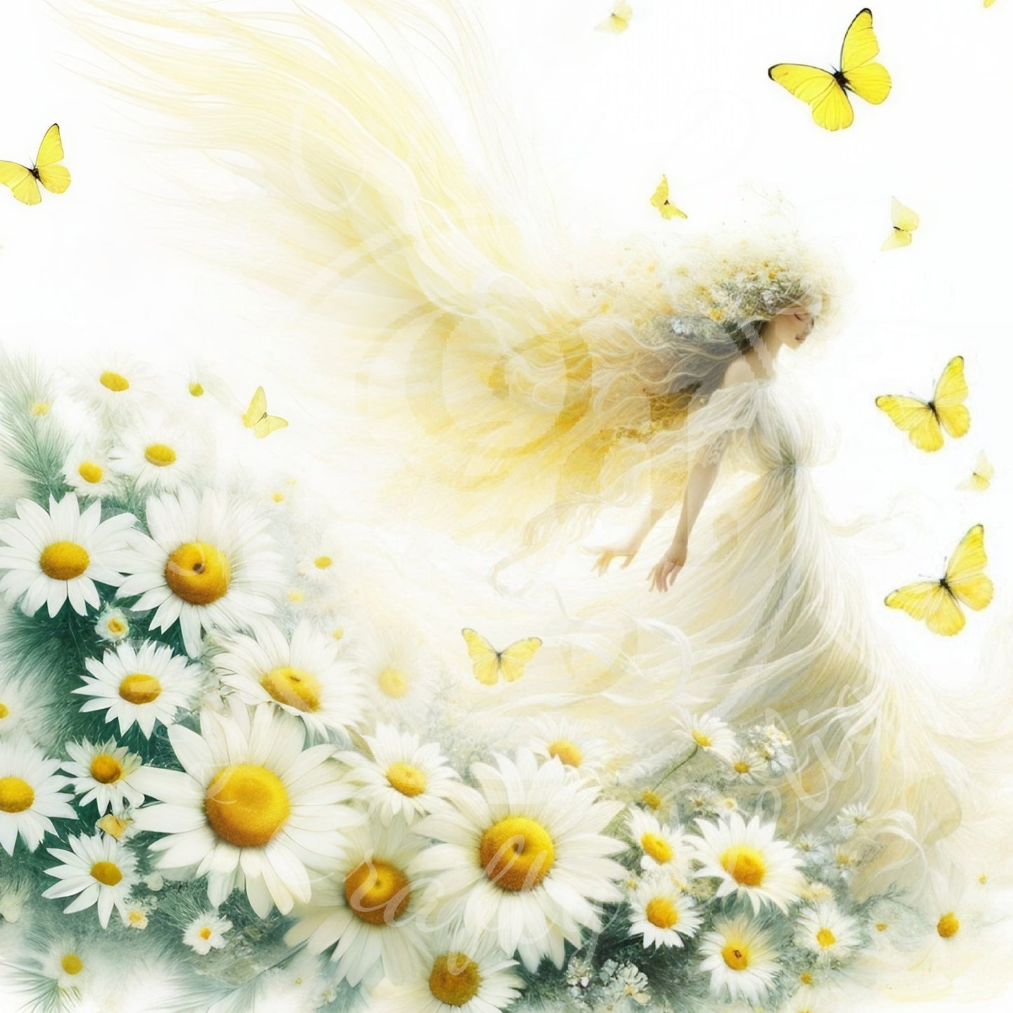 5 VMS Daisy Angel Mix Size Printable Set