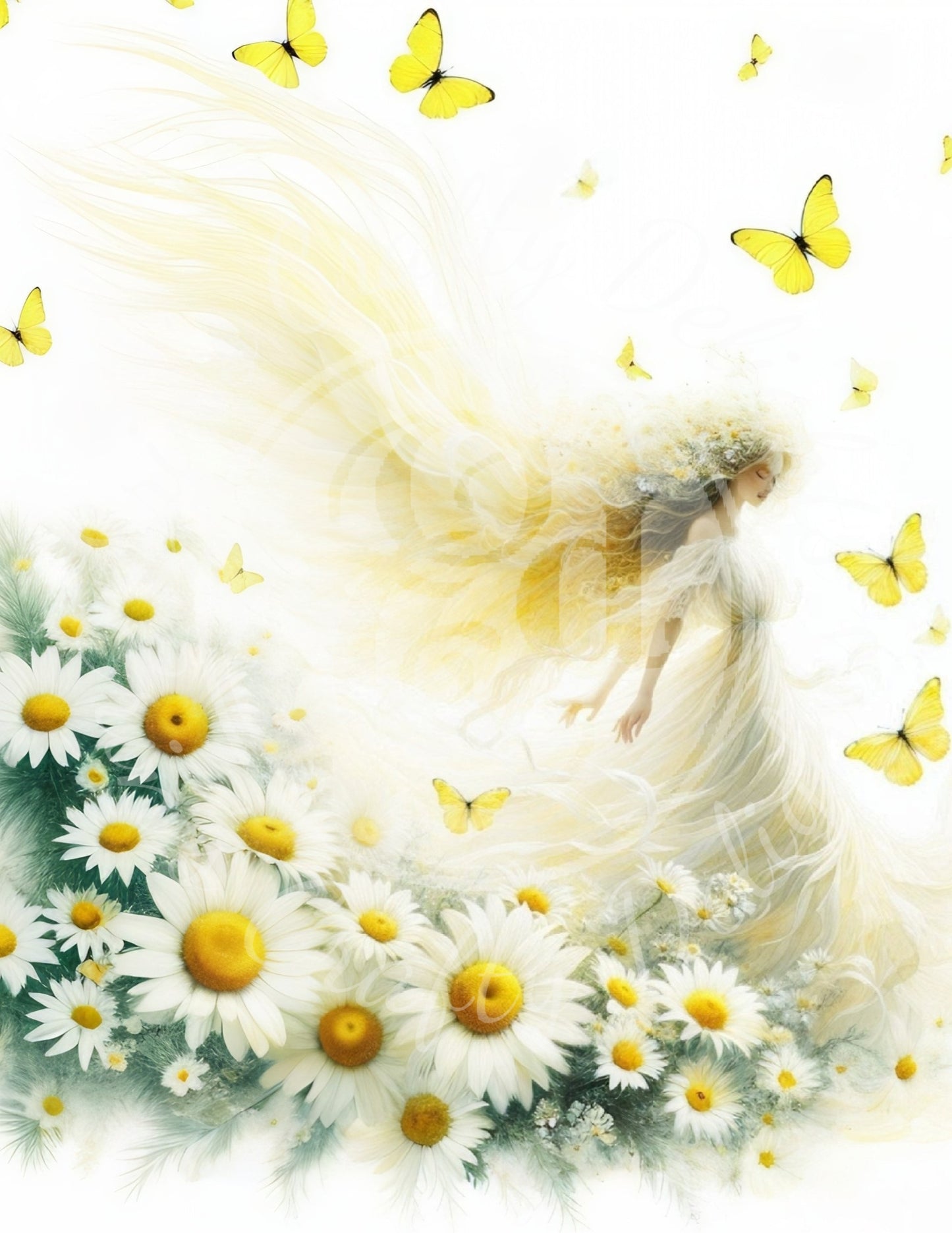 5 VMS Daisy Angel Mix Size Printable Set