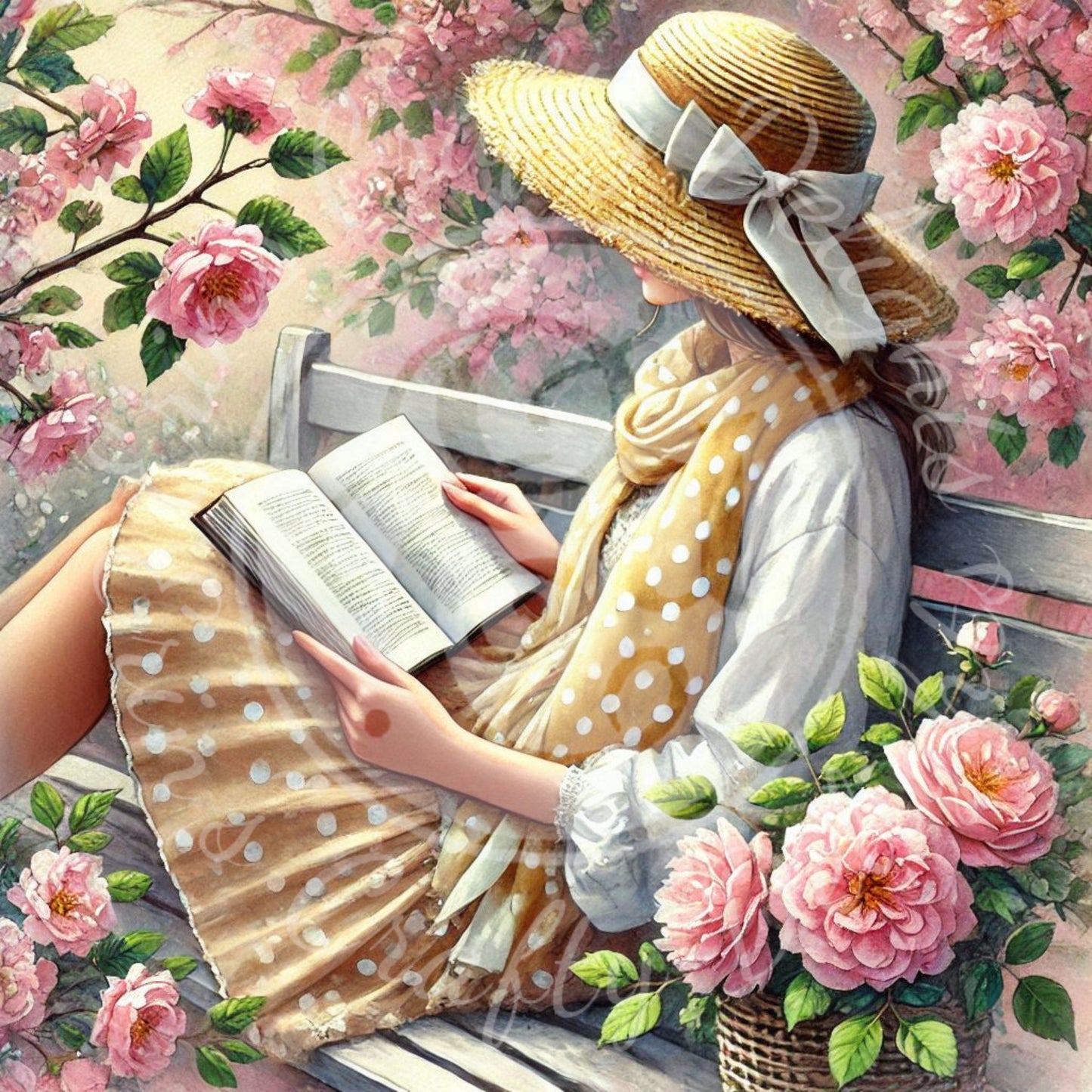 6 Spring Lady in Yellow Scarf