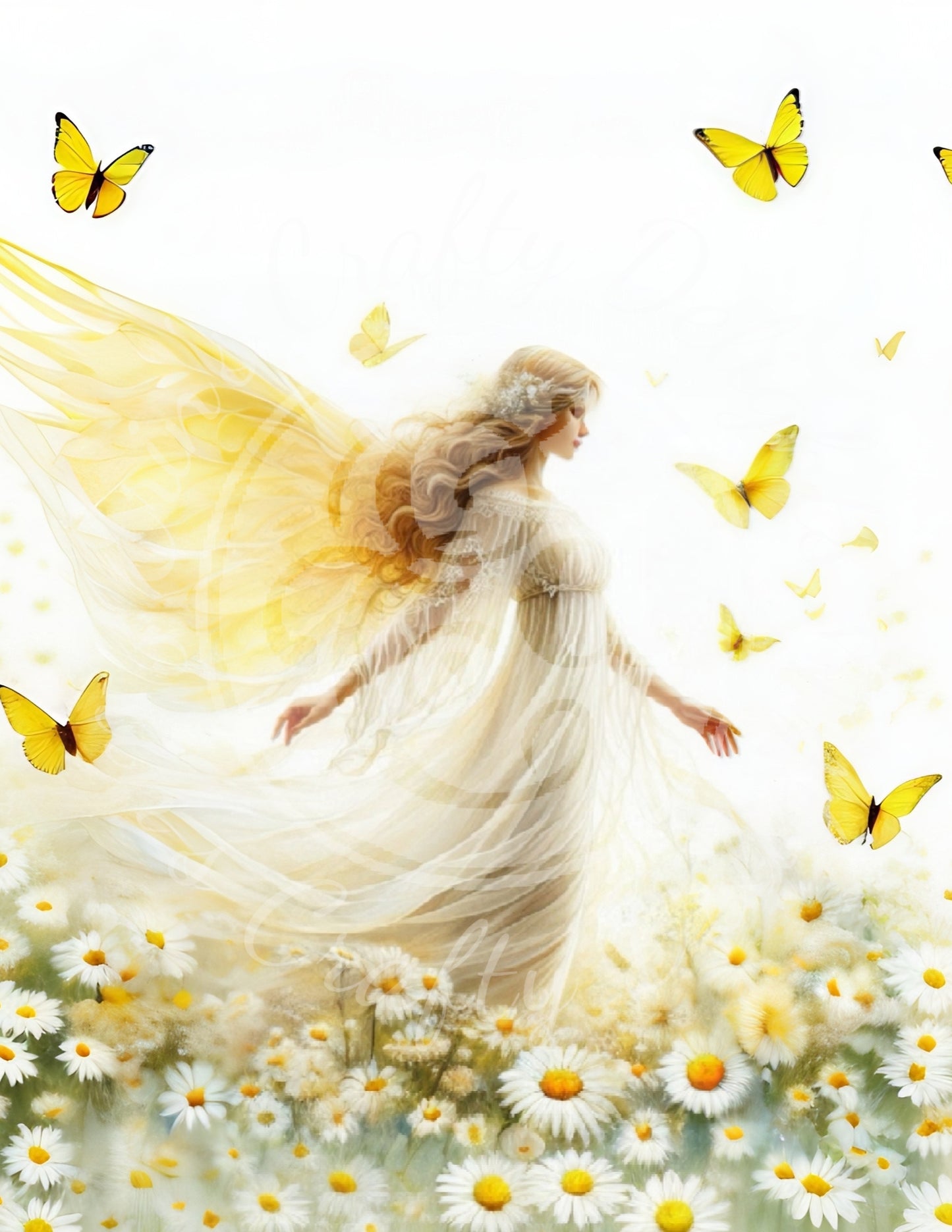 6 VMS Daisy Angel Mix Size Printable Set