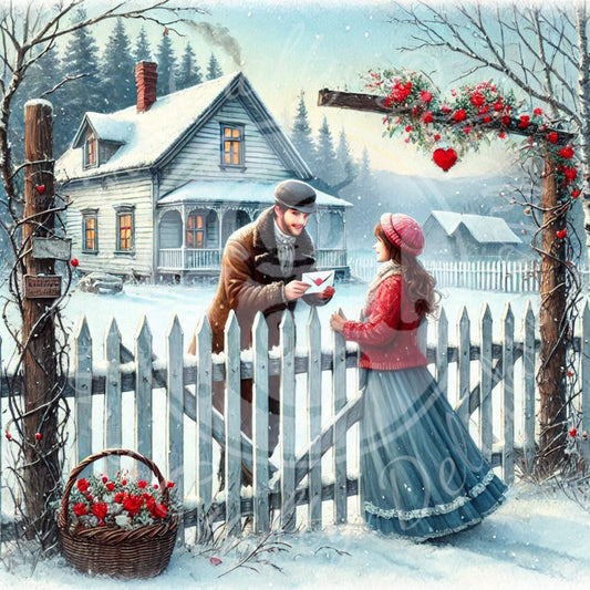 7 Couple in Love and Love Letters