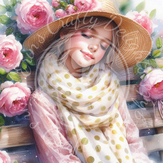 7 Spring Lady in Yellow Scarf