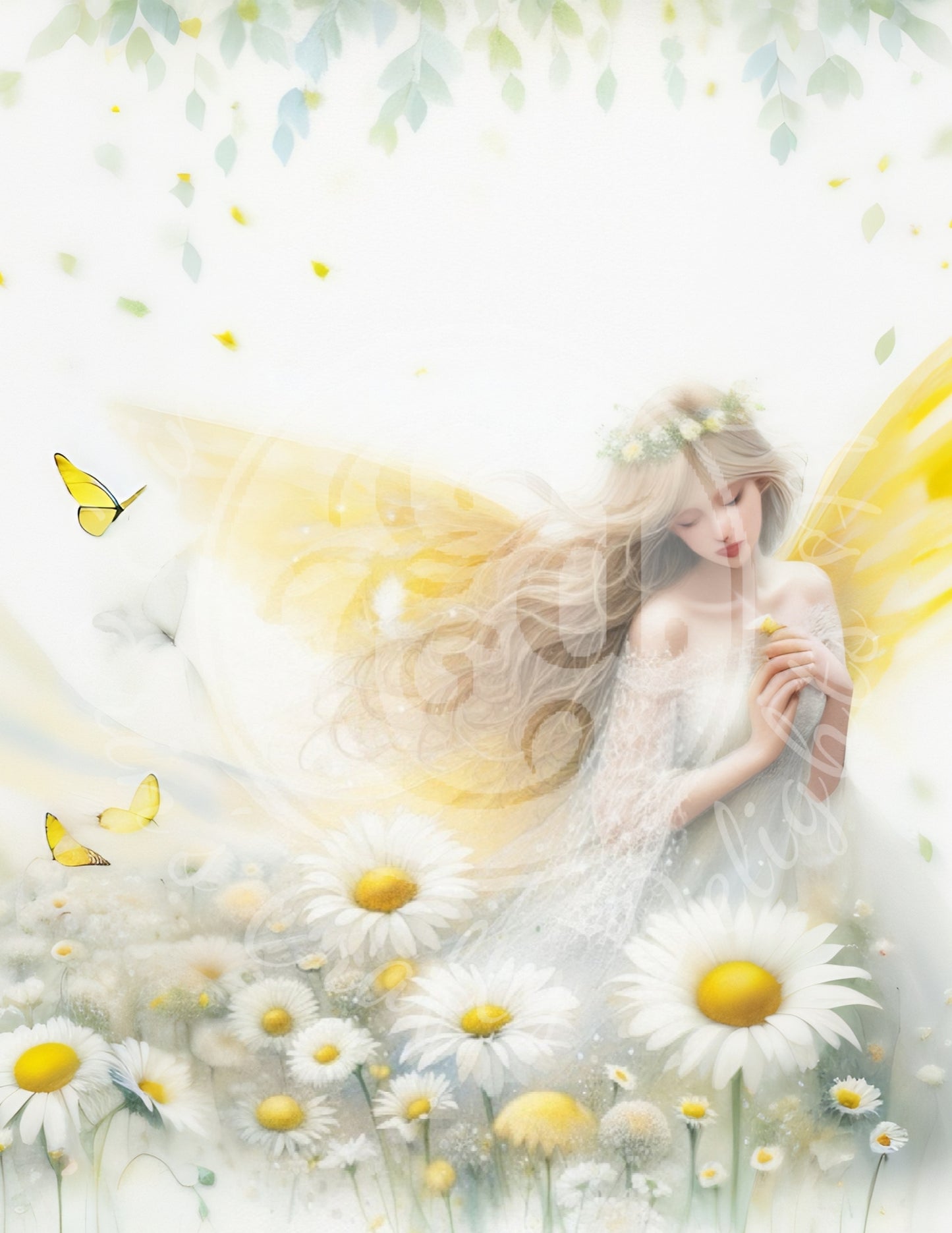 7 VMS Daisy Angel Mix Size Printable Set