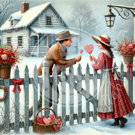 8 Couple in Love and Love Letters