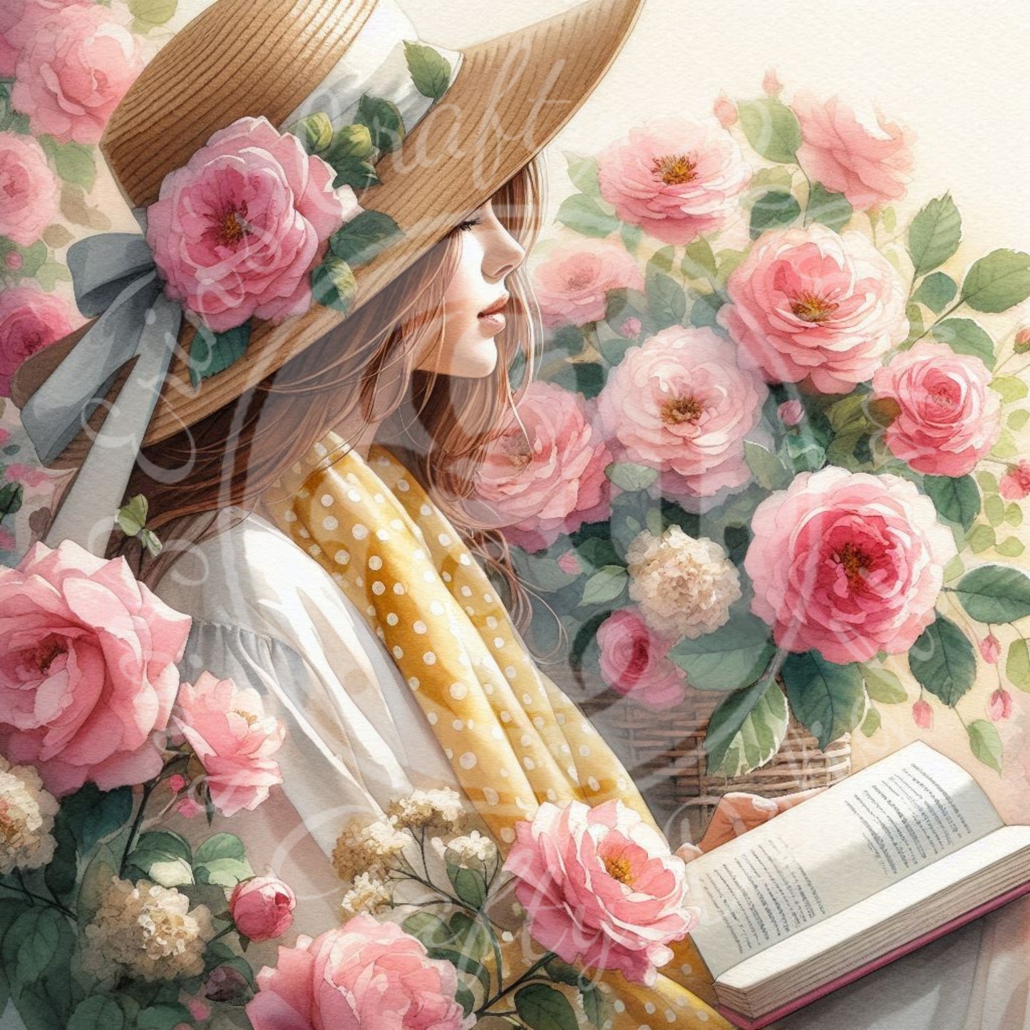 8 Spring Lady in Yellow Scarf