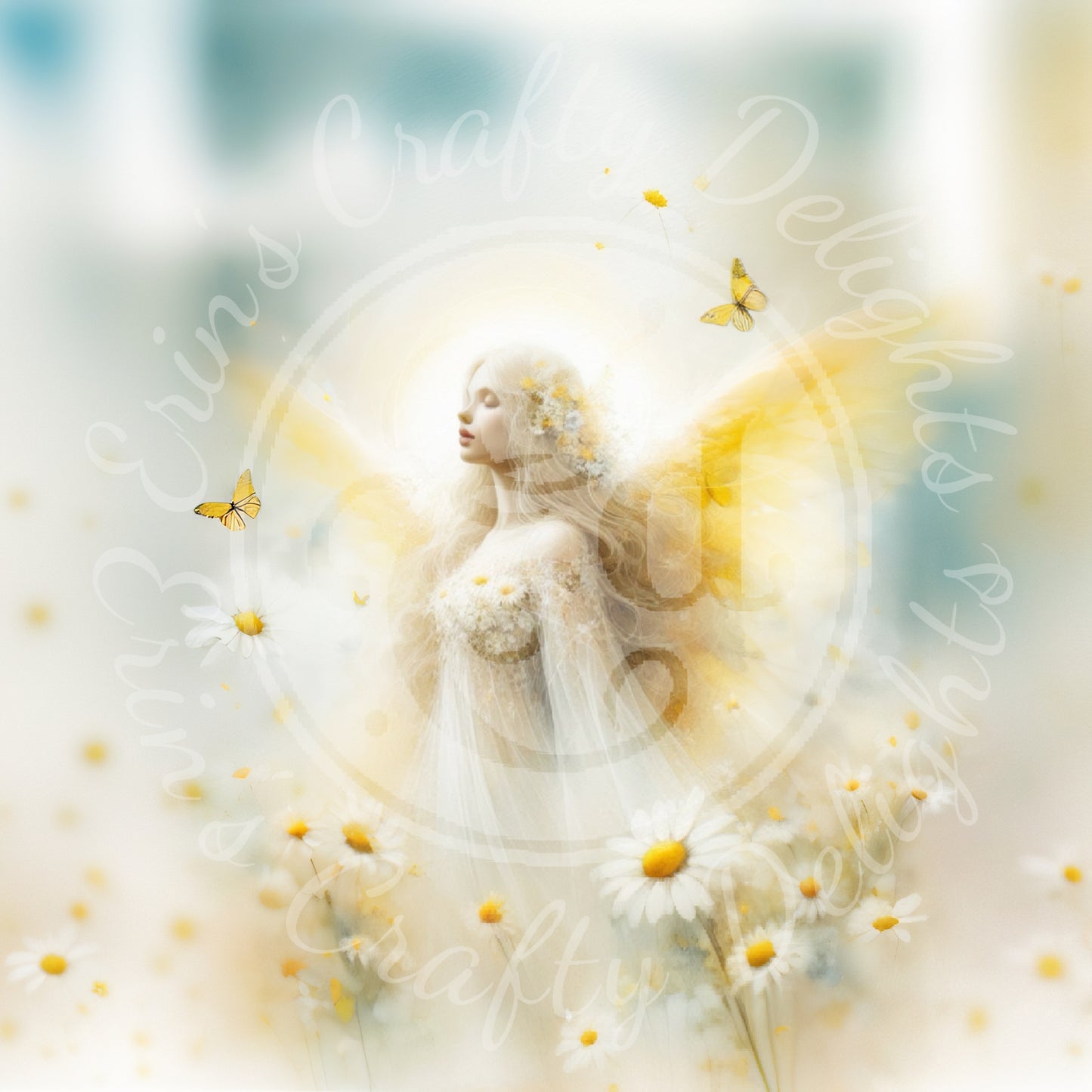 8 VMS Daisy Angel Mix Size Printable Set