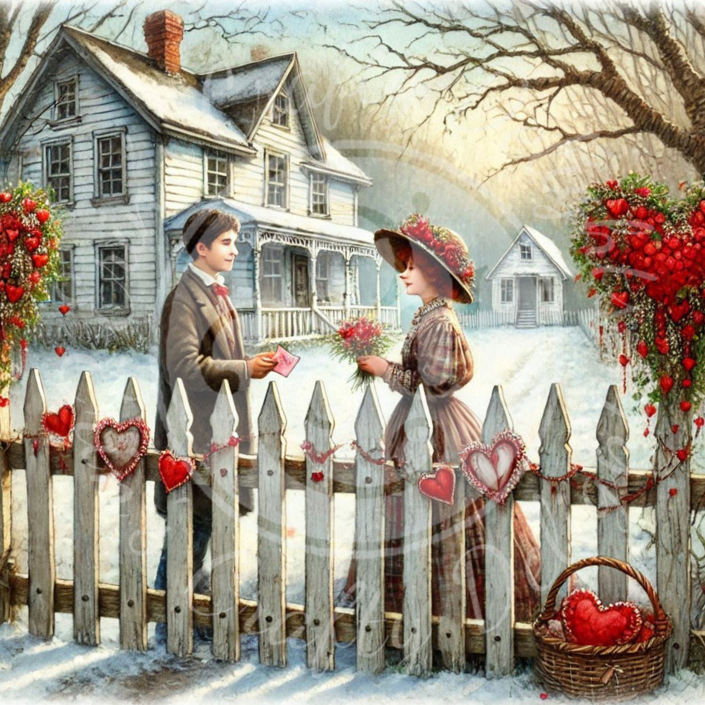 9 Couple in Love and Love Letters