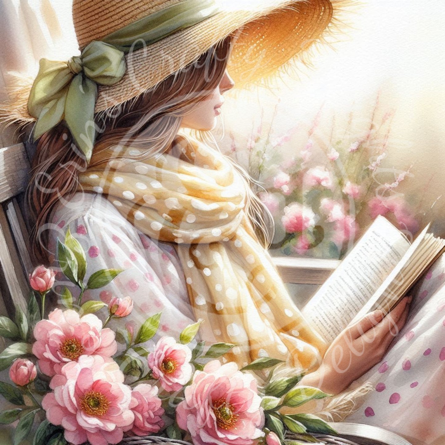 9 Spring Lady in Yellow Scarf