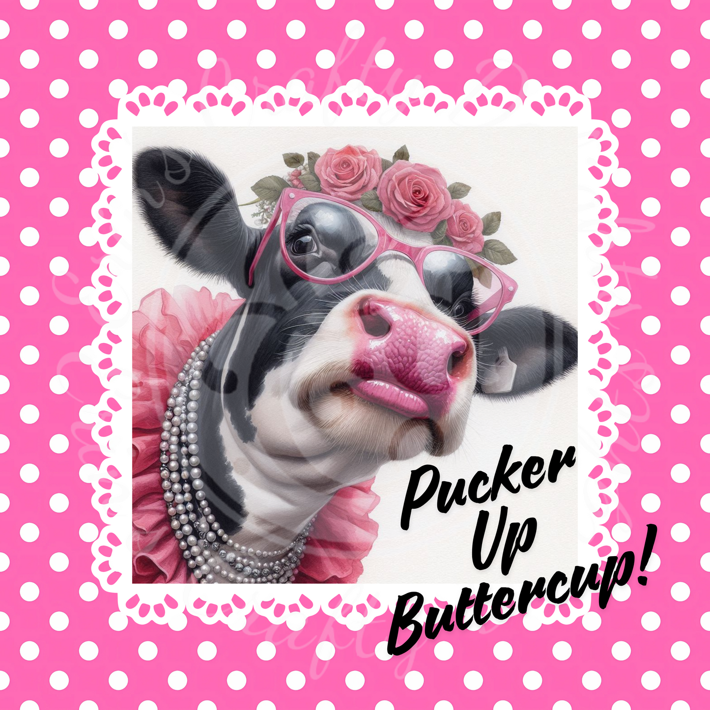 Pucker Up Buttercup! Printable Set