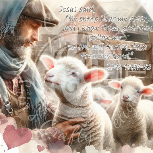 They Hear My Voice 8x8" Printable