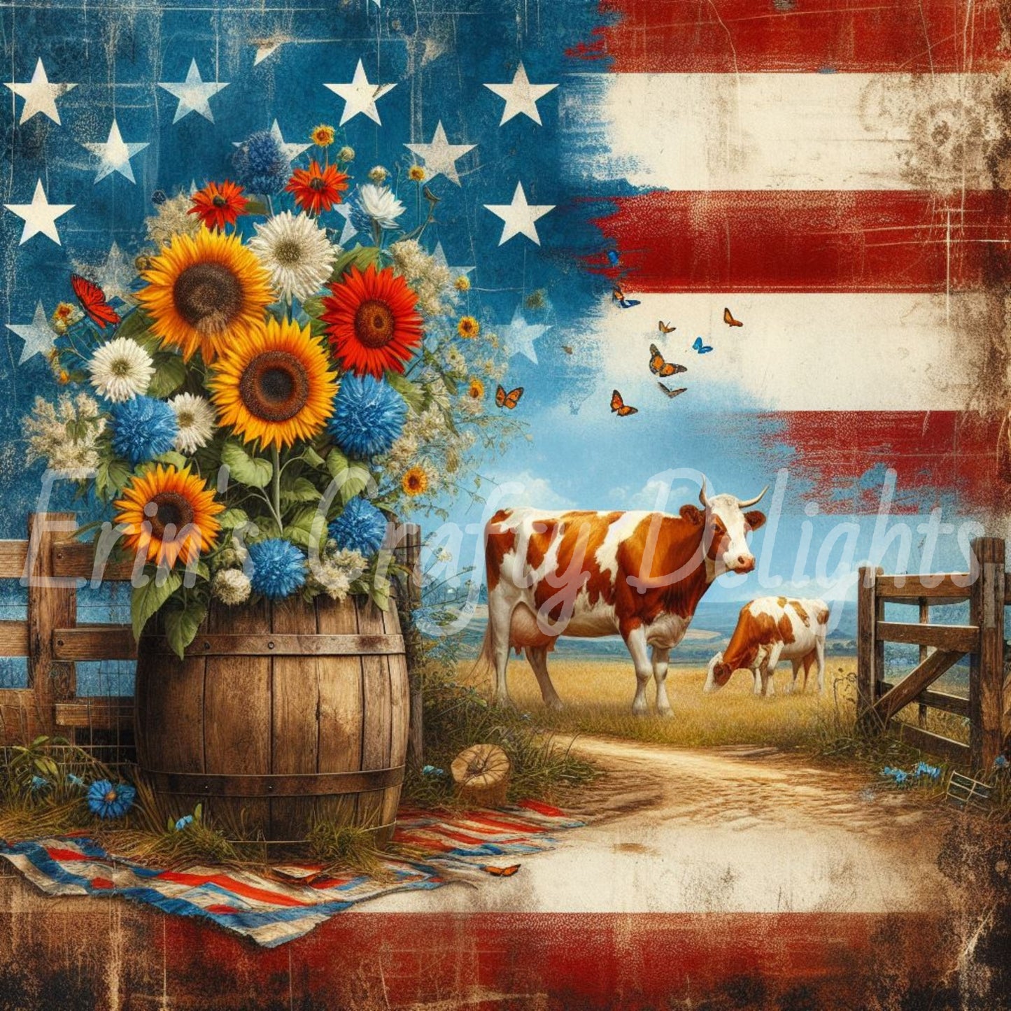 American Cows Set 2