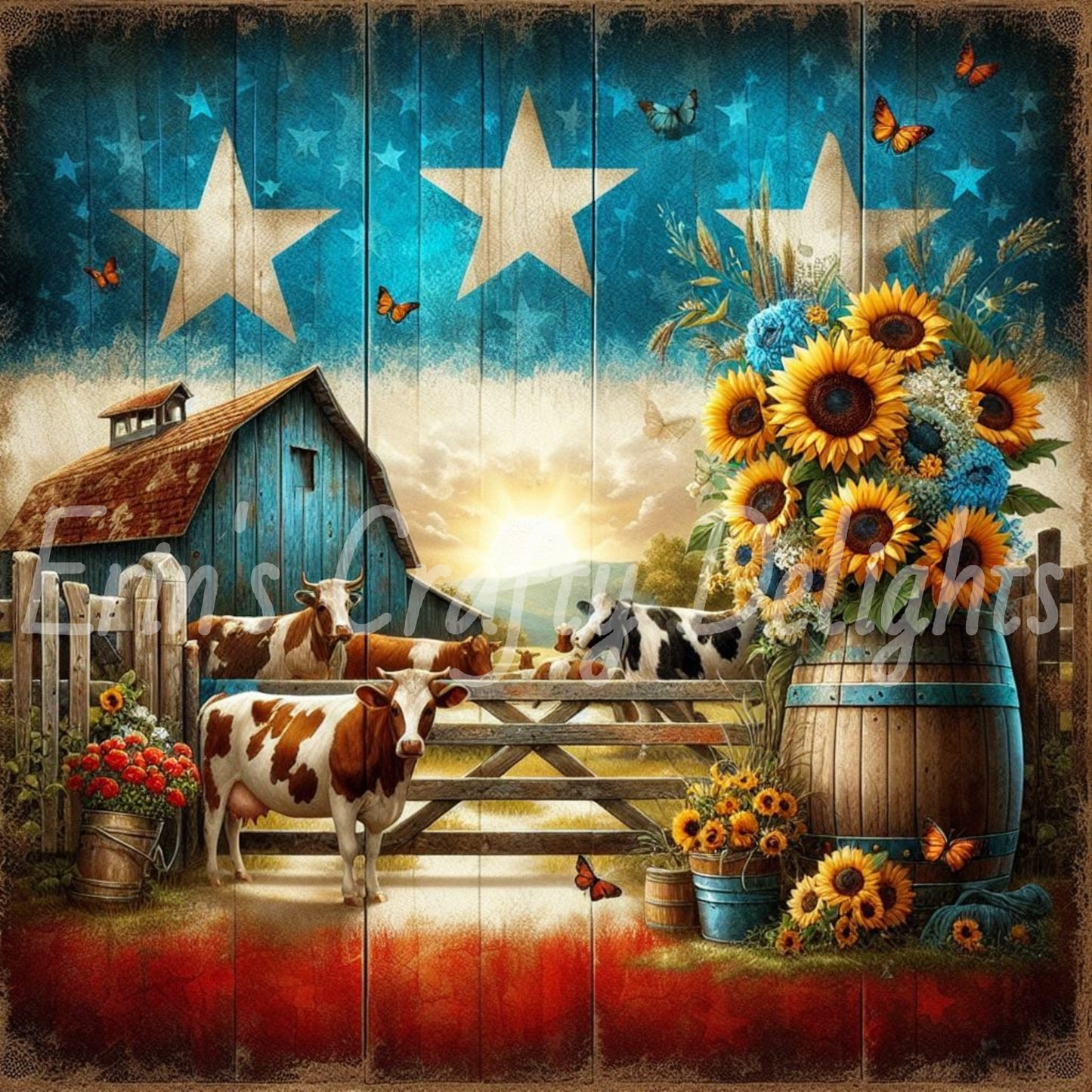 American Cows Set 2