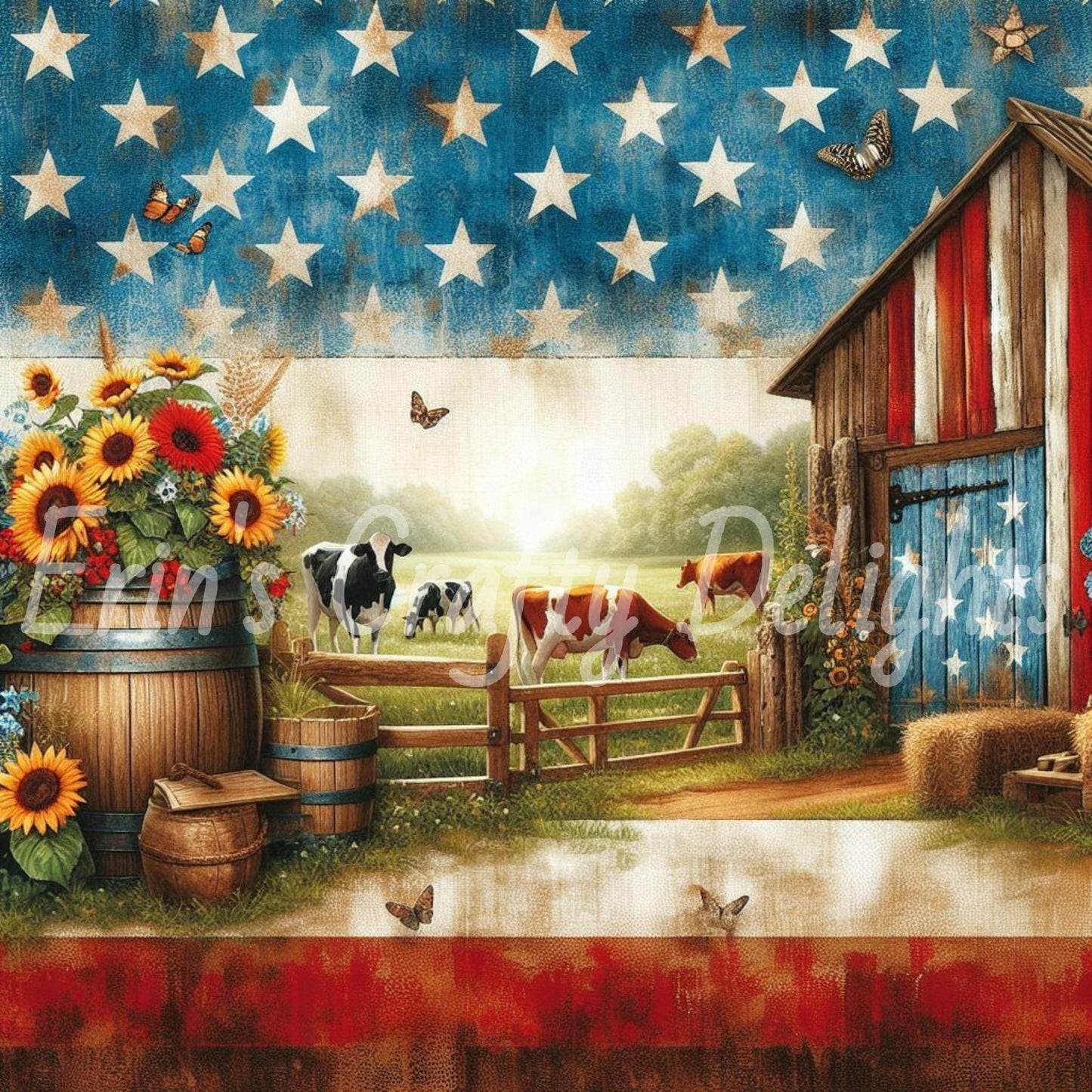 American Cows Set 1