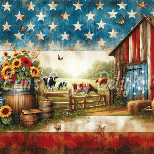 American Cows Set 1