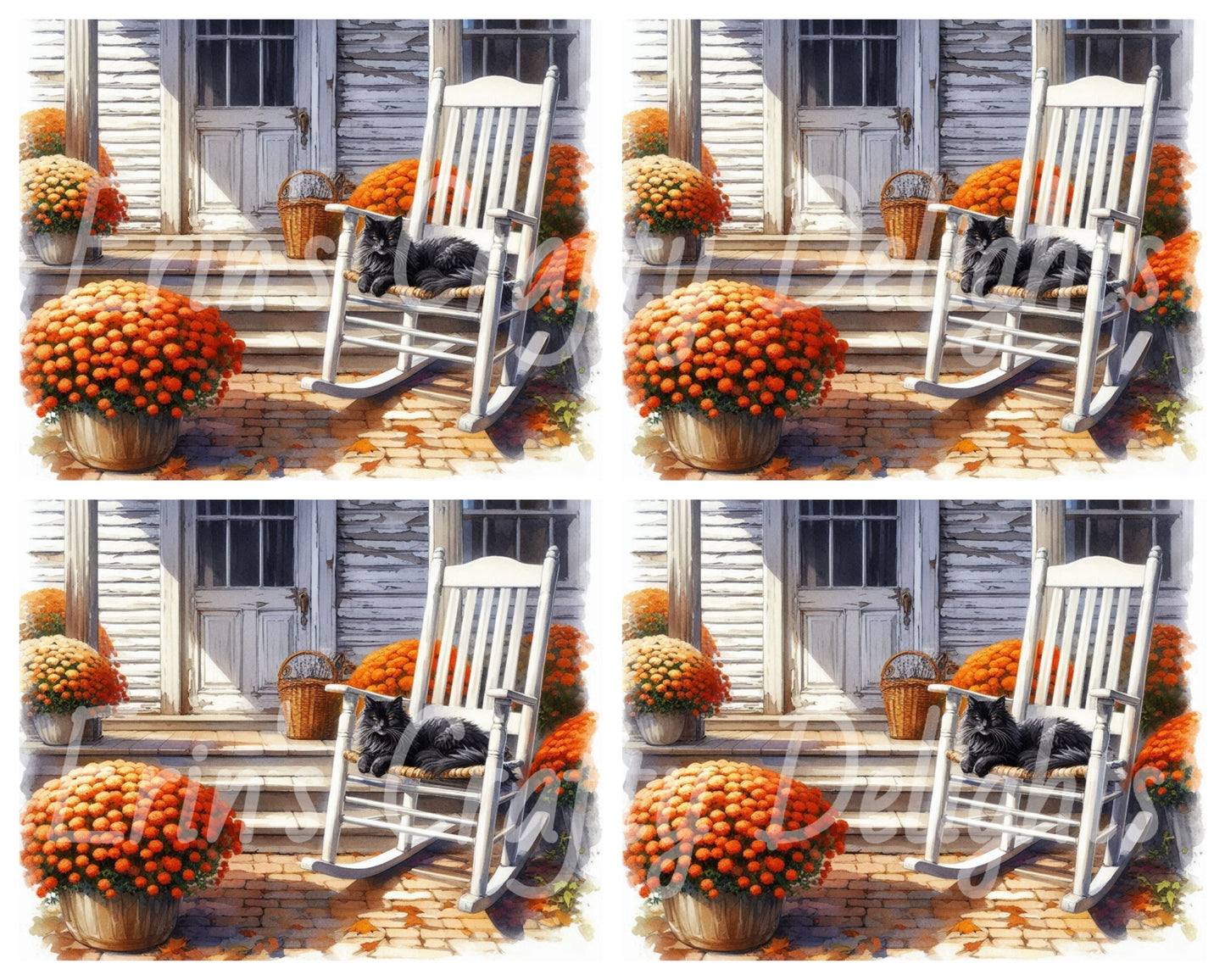 Autumn Farmhouse Front Door 1