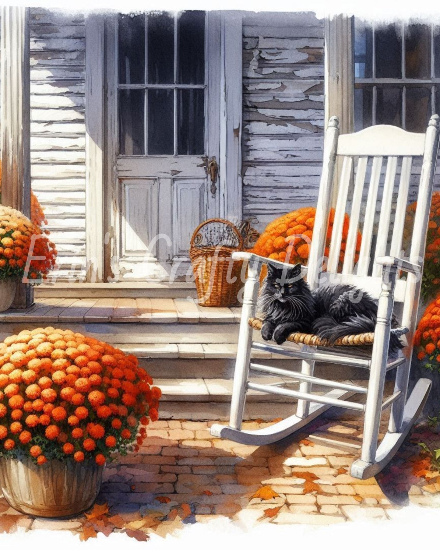 Autumn Farmhouse Front Door 1