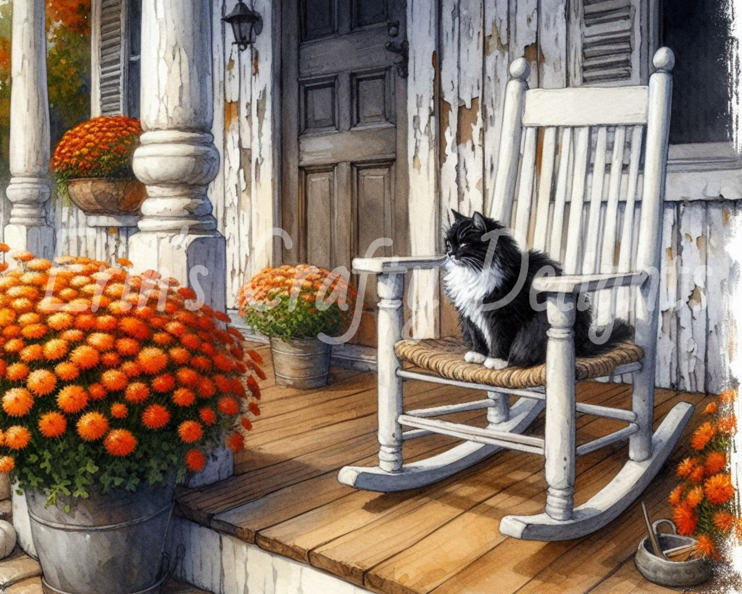 Autumn Farmhouse Front Door 4