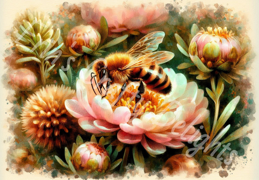 Bee and Flower 1