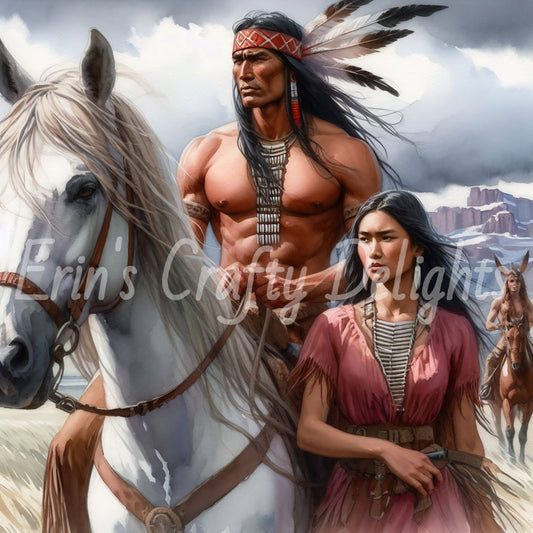 Indian and Woman 1