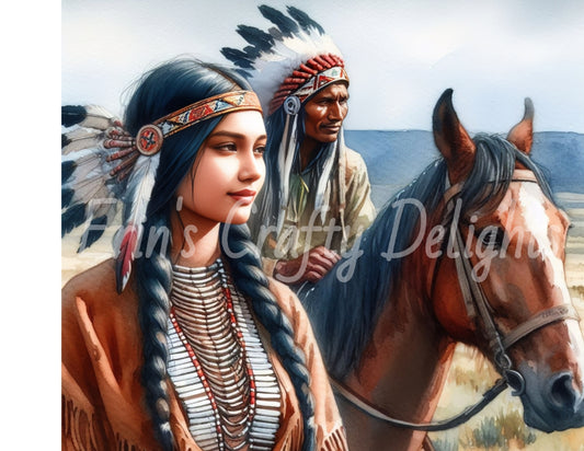 Indian and Woman 4