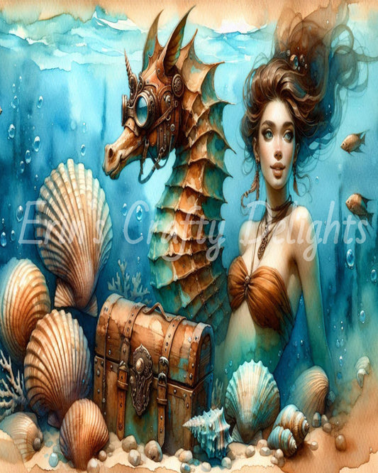 Mermaid & Seahorse Treasure 8
