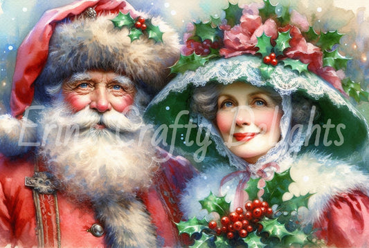 Santa and Mrs Claus 1