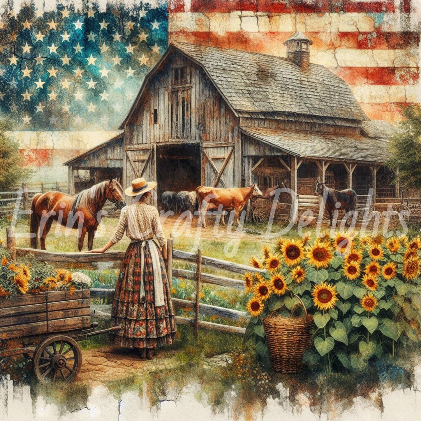 Older Lady Farmer Set