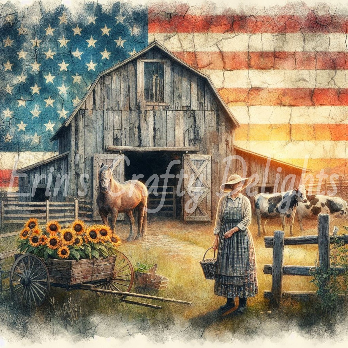 Older Lady Farmer Set