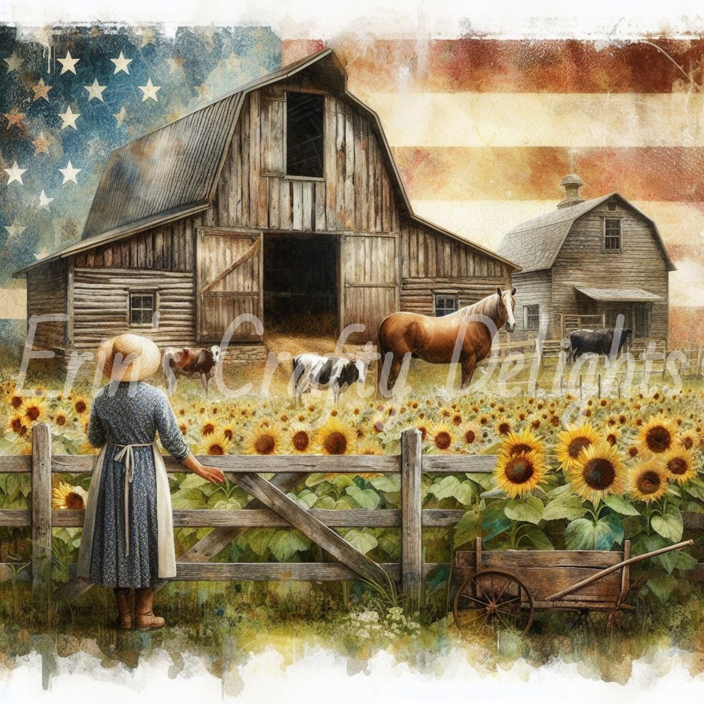 Older Lady Farmer Set