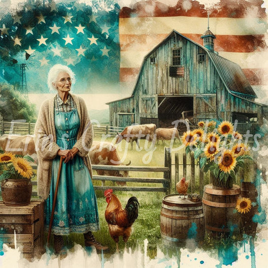 Older Lady Farmer 2