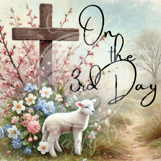 On the 3rd Day 8x8" Printable