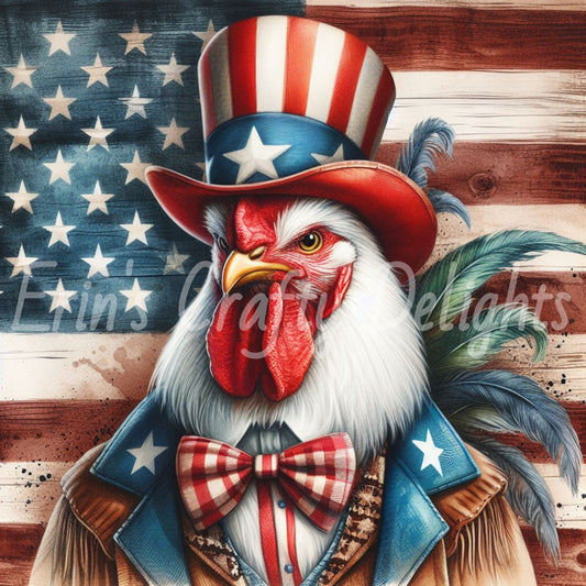 Patriotic Rooster 3