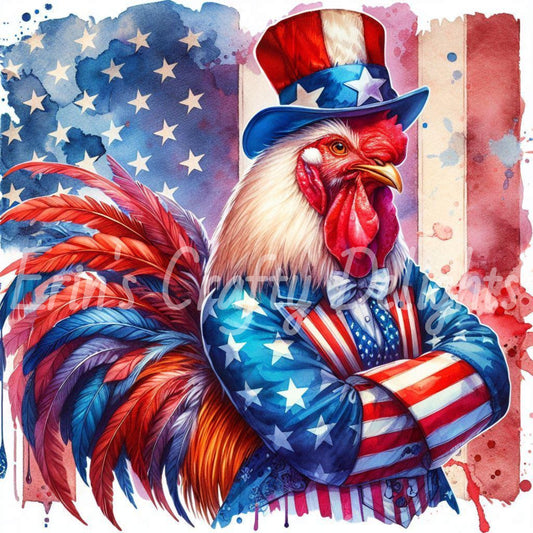 Patriotic Rooster 7
