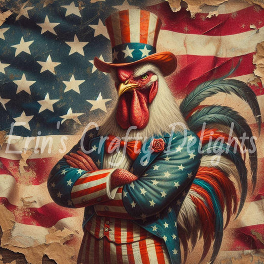 Patriotic Rooster 8