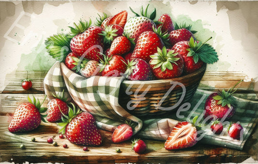 Provincial Strawberries Set