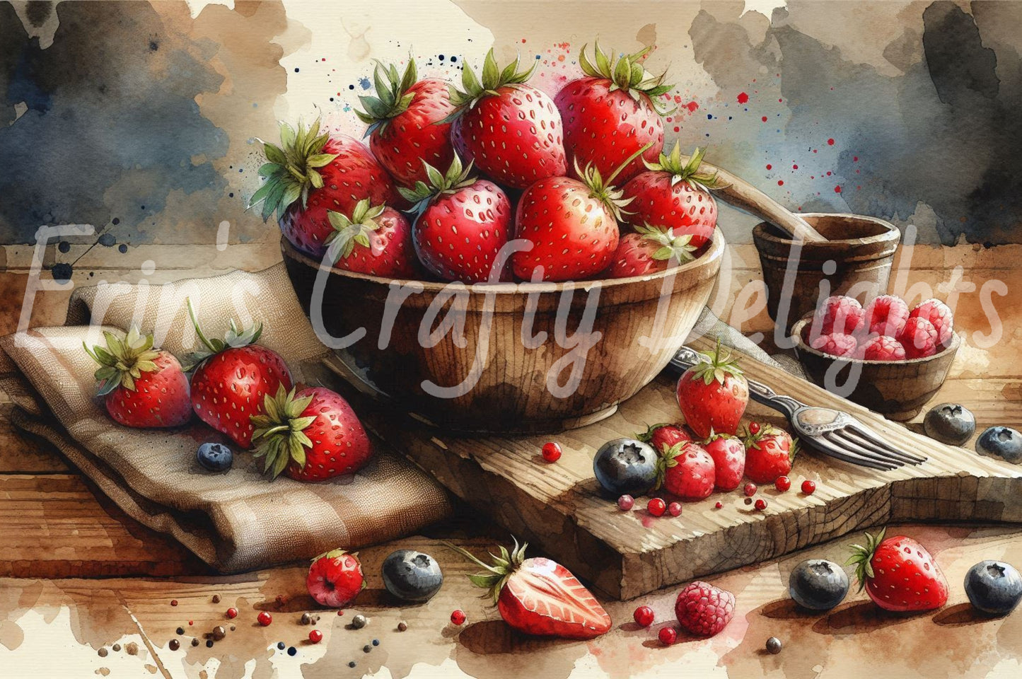 Provincial Strawberries Set