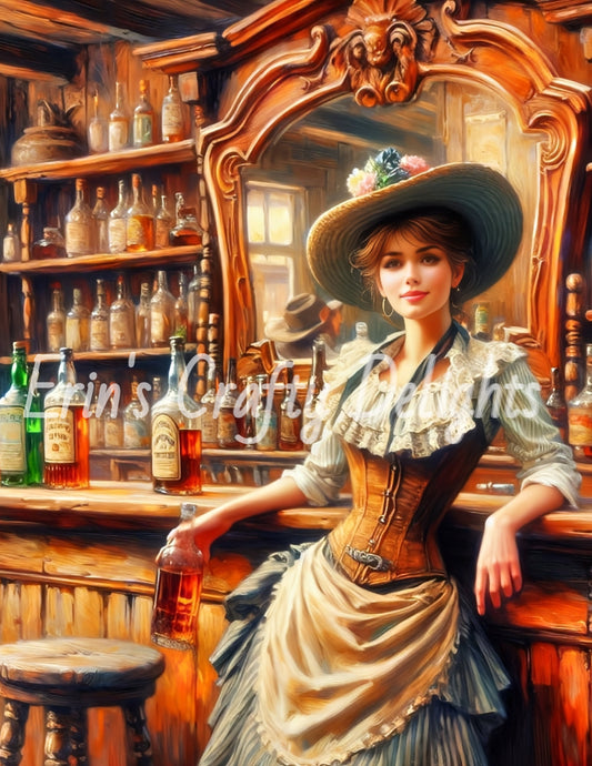 1800s Saloon Girl 1
