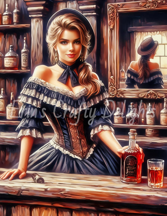 1800s Saloon Girl 3