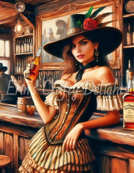 1800s Saloon Girl 5