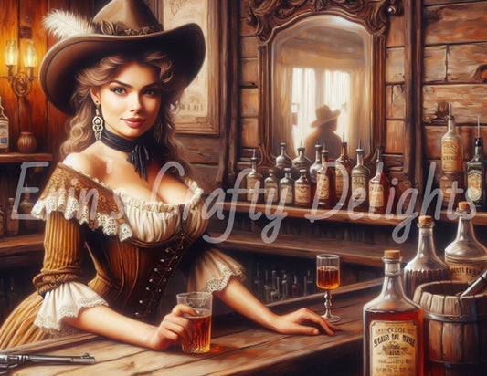 1800s Saloon Girl 6