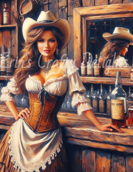 1800s Saloon Girl 7