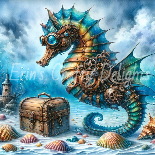 Seahorse & Treasure 3