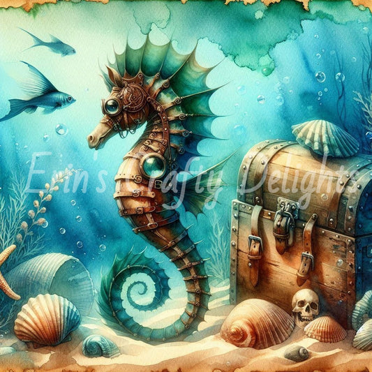 Seahorse & Treasure 1