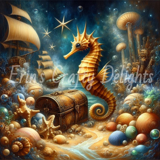 Seahorse & Treasure 6